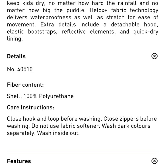 Helly Hansen Light Purple Girls 3T Rainsuit - Picture 10 of 11